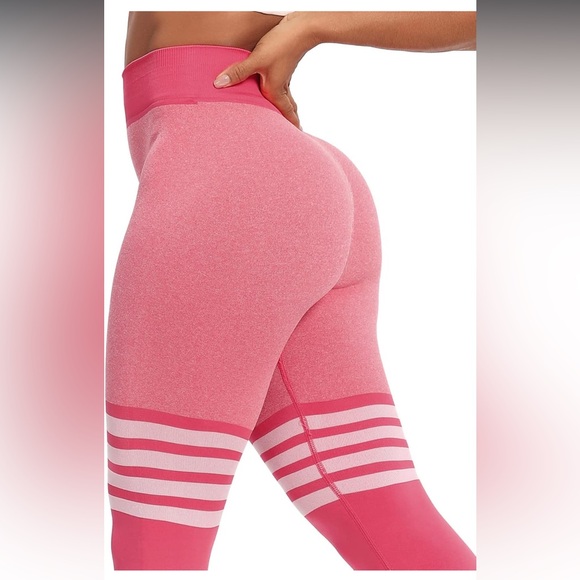 High Waisted Leggings Seamless Butt Lift Tummy Control - Picture 4 of 13